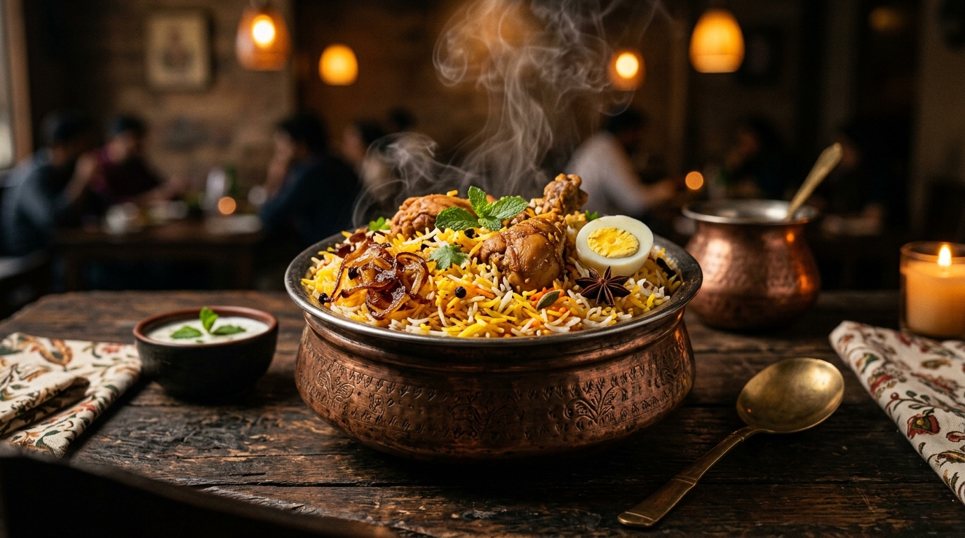 Authentic Karachi Dum Biryani